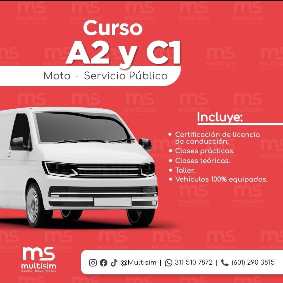 licencia doble C1 y a2